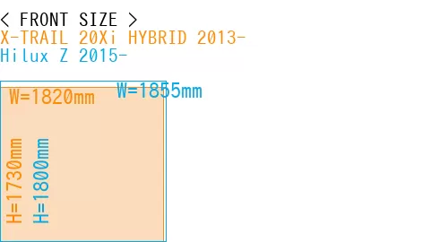 #X-TRAIL 20Xi HYBRID 2013- + Hilux Z 2015-